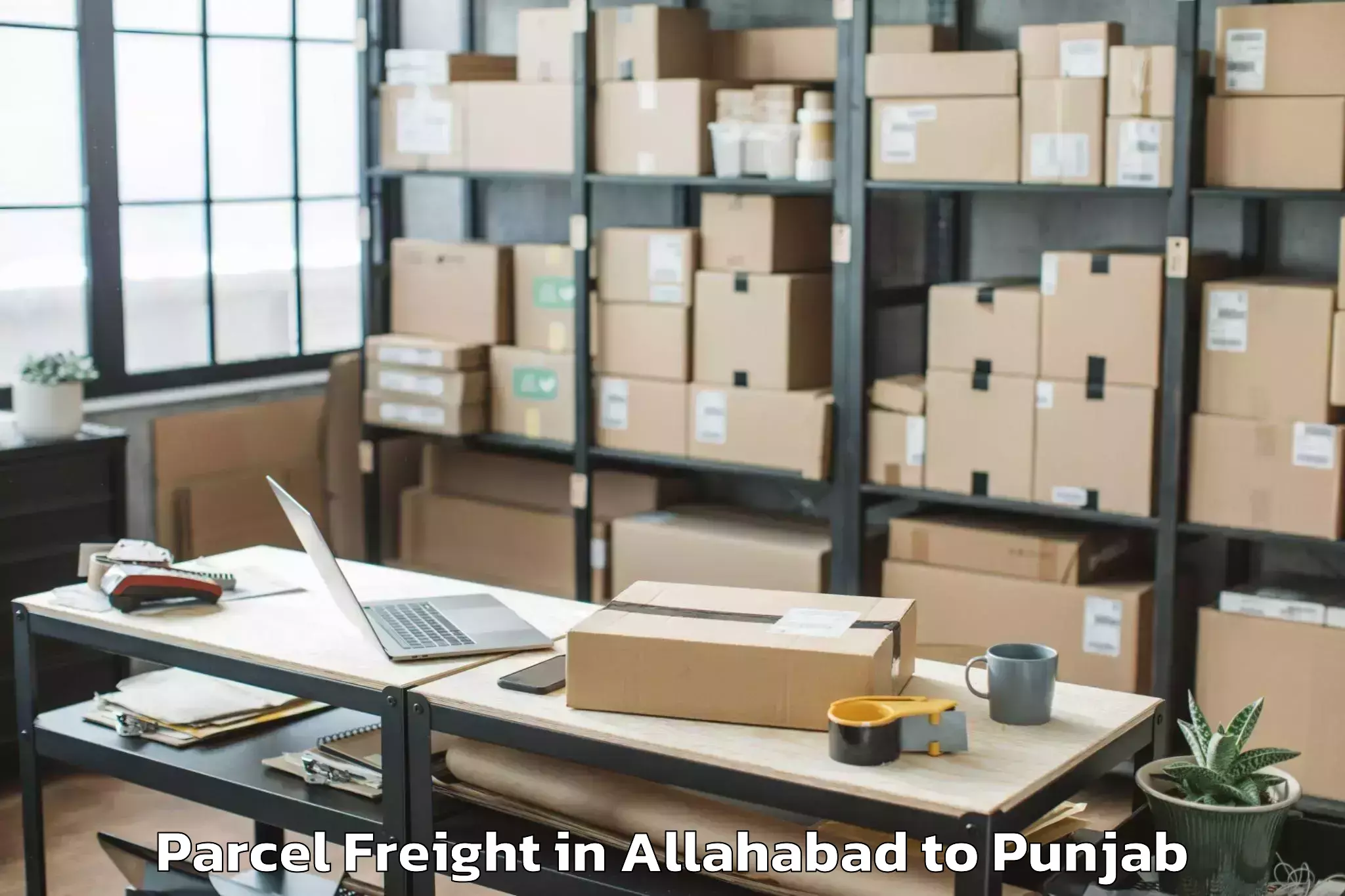 Efficient Allahabad to Dhilwan Parcel Freight